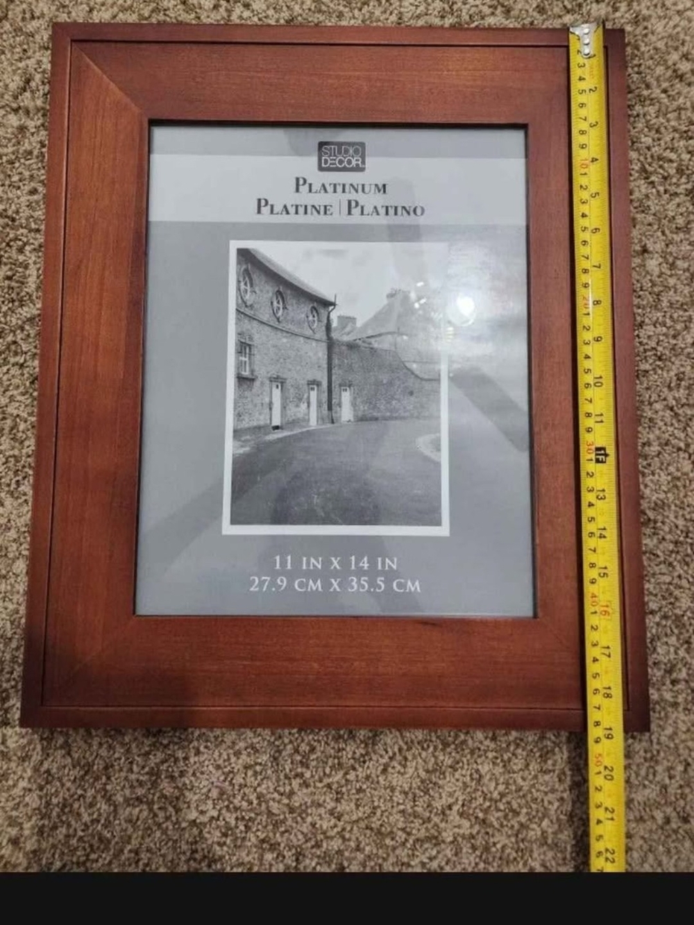 2 Studio Decor Brown Wood Picture Frame